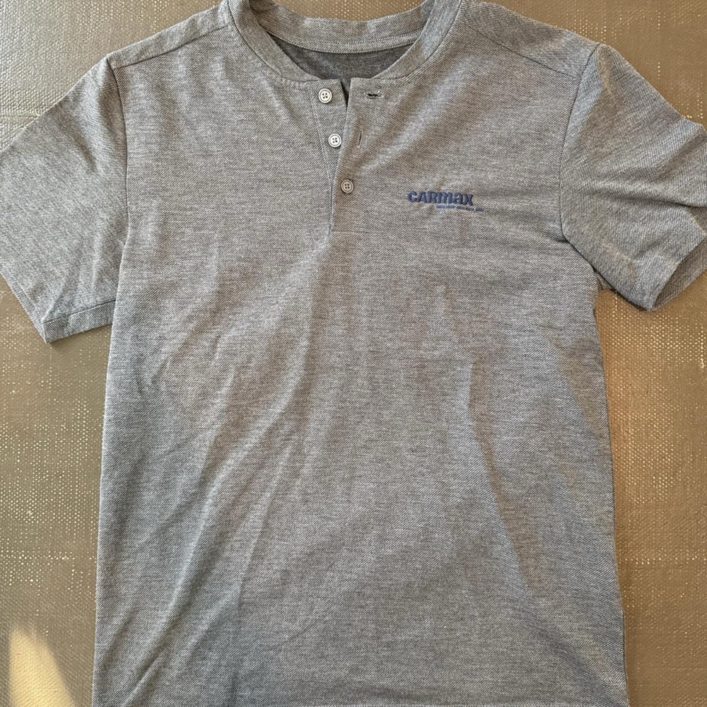 Gray Men's Henley Shirt